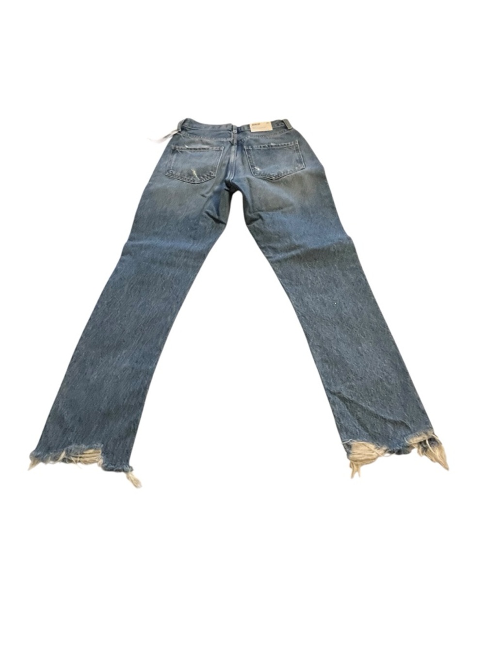 Agolde Riley Cropped High Rise Straight Jeans - Picture 8 of 10